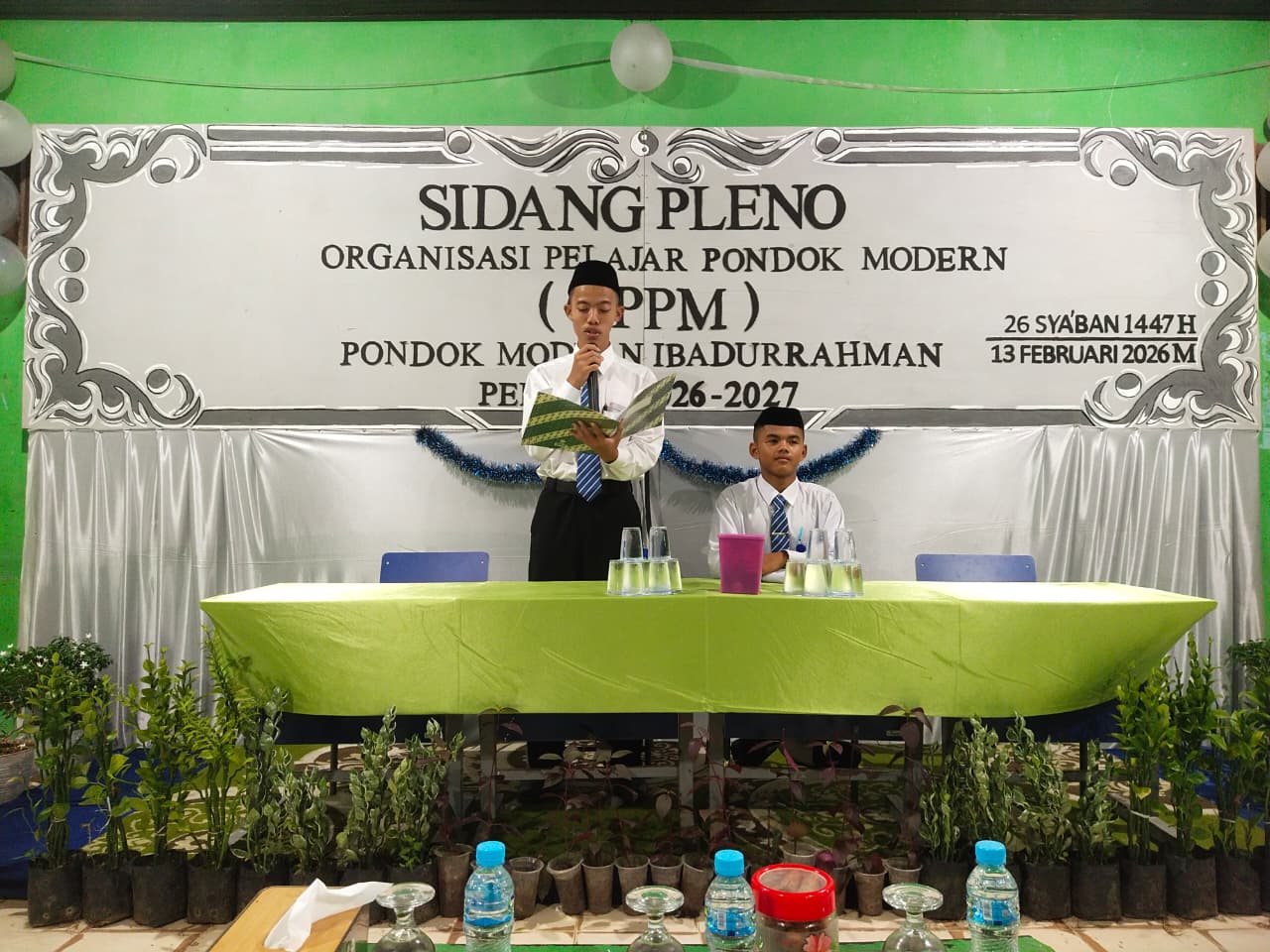 Pergantian pengurus OPPM santri putra